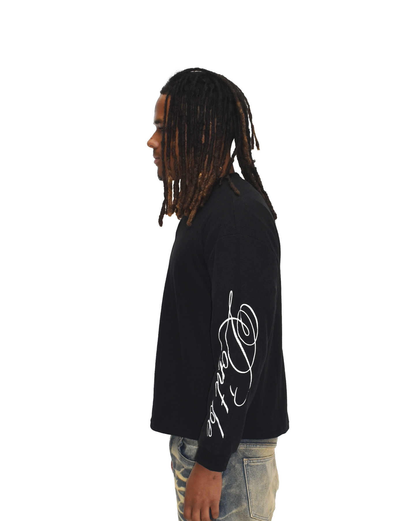 Noir Waffle Long Sleeve