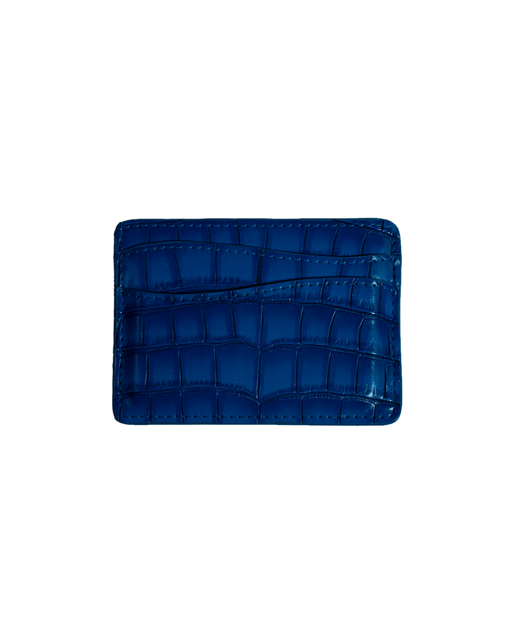 Blue Croc Card Holder